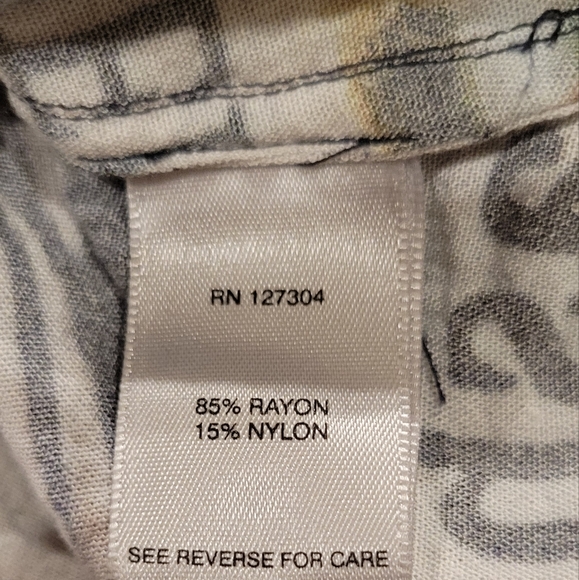 human graffiti tabloid tunic blouse large - Picture 6 of 8